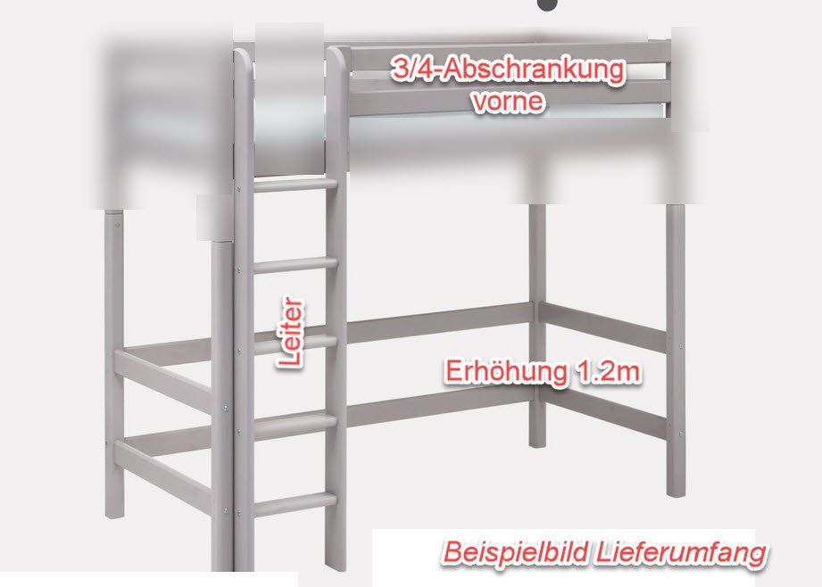 FLEXA Betterhöhung mit Leiter und 3 4 Absturzsicherung Kaufen auf Ricardo