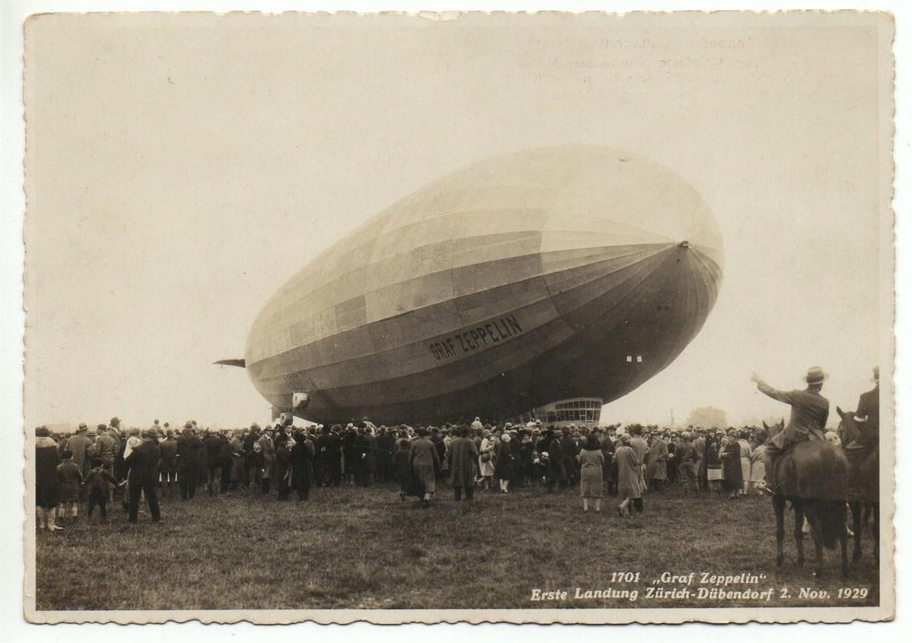 Z Rich D Bendorf Erste Landung Zeppelin Kaufen Auf Ricardo