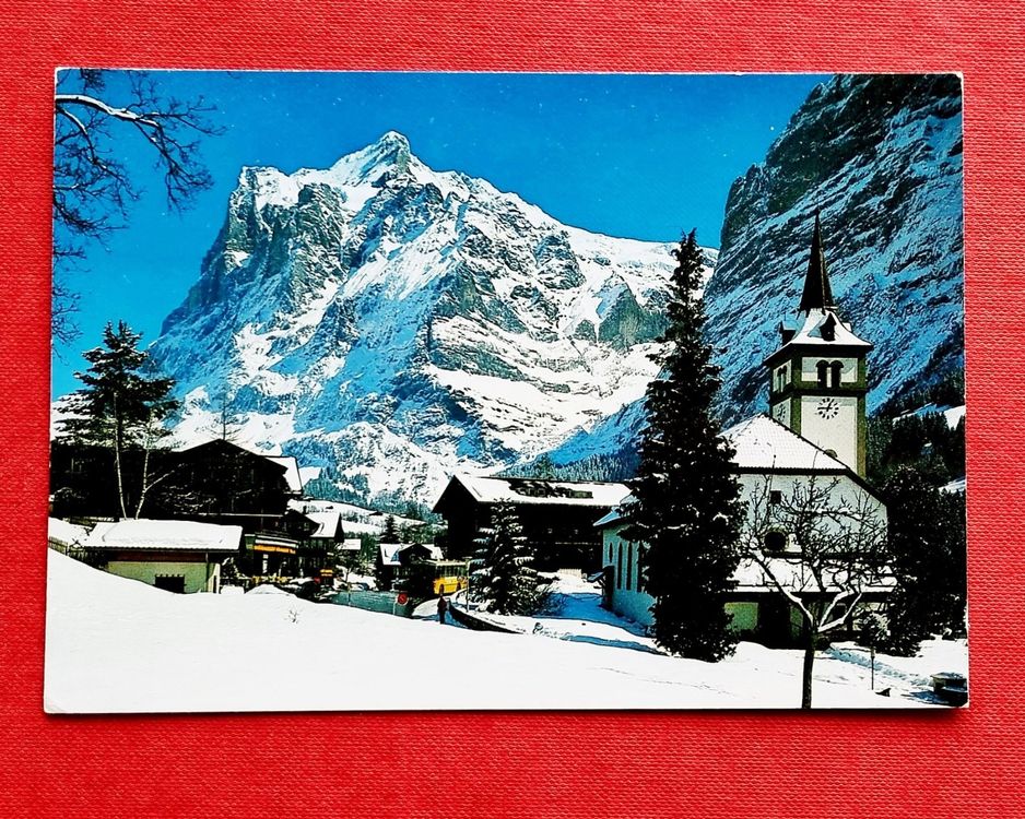 Grindelwald Dorfstrasse Postauto Gyger 1992 Kaufen Auf Ricardo