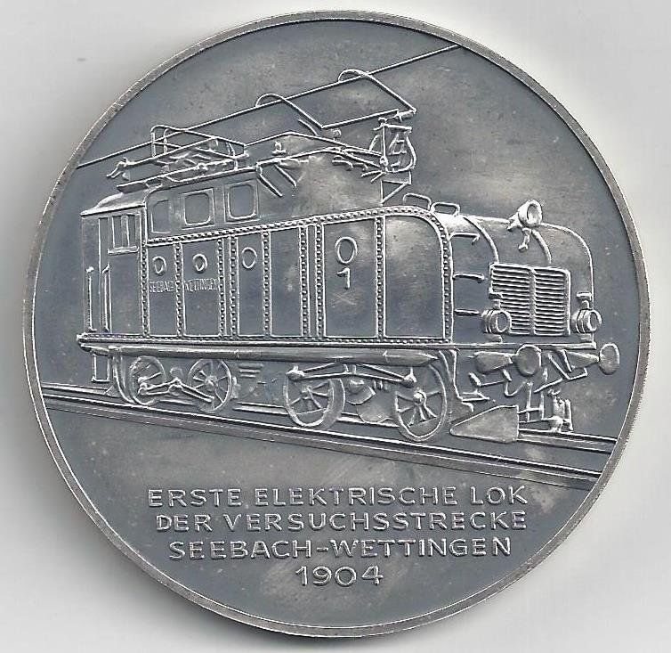 Grosse Silber Medaille Gramm Fine Eisenbahn Kaufen