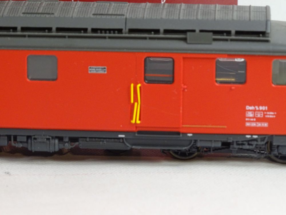 Bemo 1246 421 Deh4 6 Gepäcktriebwagen SBB Rot 901 H0m OVP Kaufen