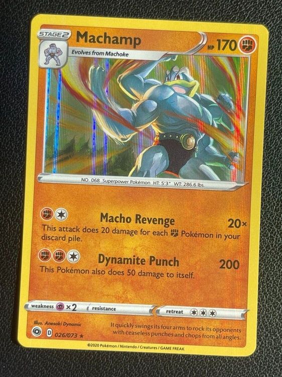 Machamp 026 073 Holo Rare Pokémon Champion s Path Kaufen auf Ricardo