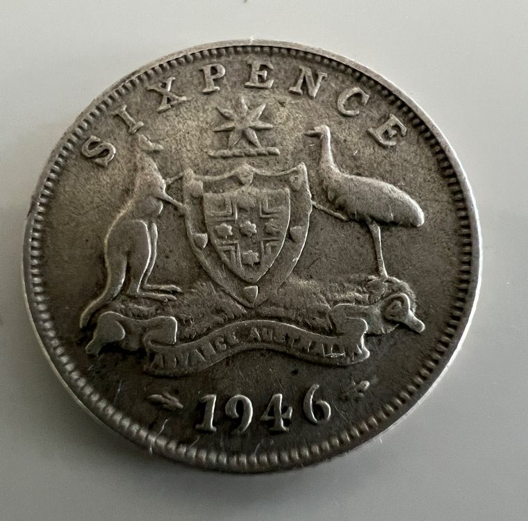 6 Pence Australien 1946 Silber Kaufen Auf Ricardo