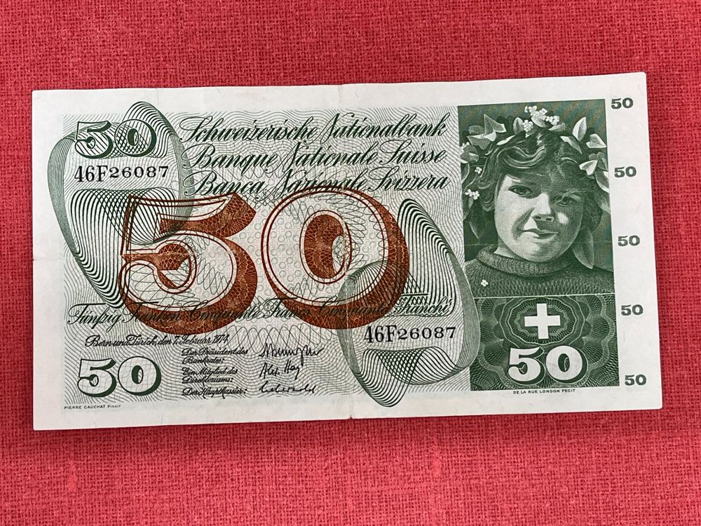 Franken Banknote Februar Wenig Gebraucht Acheter Sur Ricardo