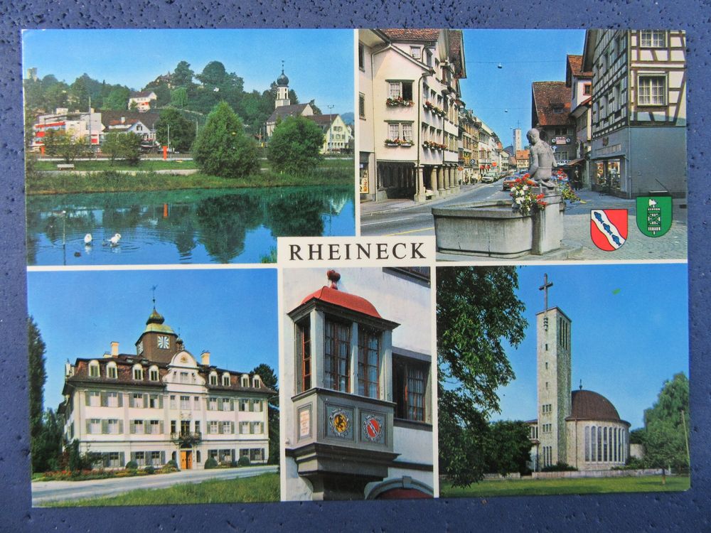 Ak Sg Rheineck Im Rheintal Mit Wappen Kaufen Auf Ricardo