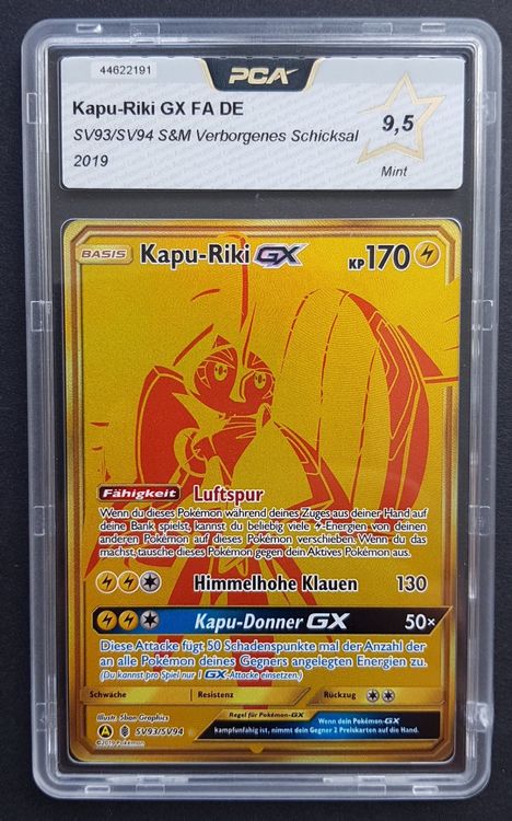 Kapu Riki Gx Tapu Koko Gx Gold Pca Acheter Sur Ricardo