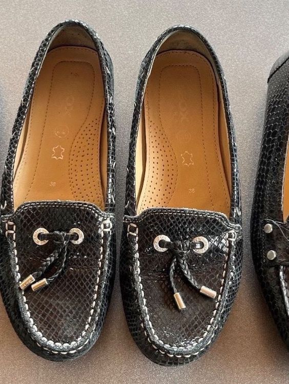 Gr Ballerinas Loafers Leder Geox Kaufen Auf Ricardo