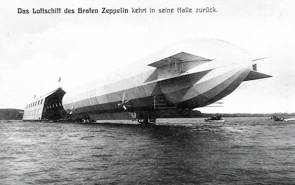 Luftschiff Graf Zeppelin R Ckkehr In Hangar Kaufen Auf Ricardo