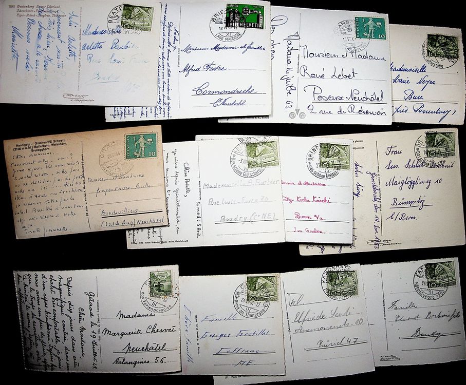 Suisse Cartes Postales Oblit Ration K M Kaufen Auf Ricardo