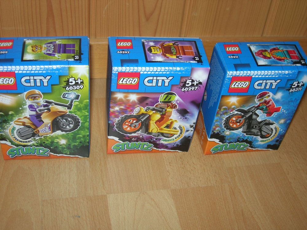 60297 60309 60311 Lego City Stuntbike STUNTZ FLYWEEL Kaufen