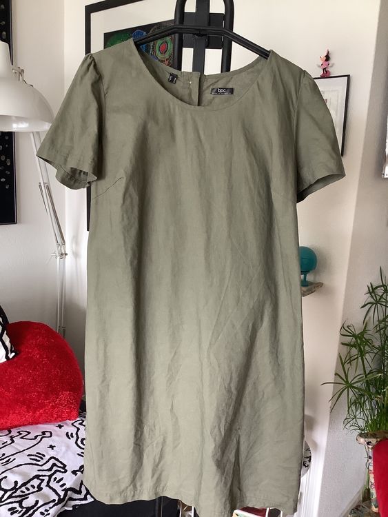 Baumwoll Leinenkleid Oliv Gr 46 Neu Kaufen Auf Ricardo