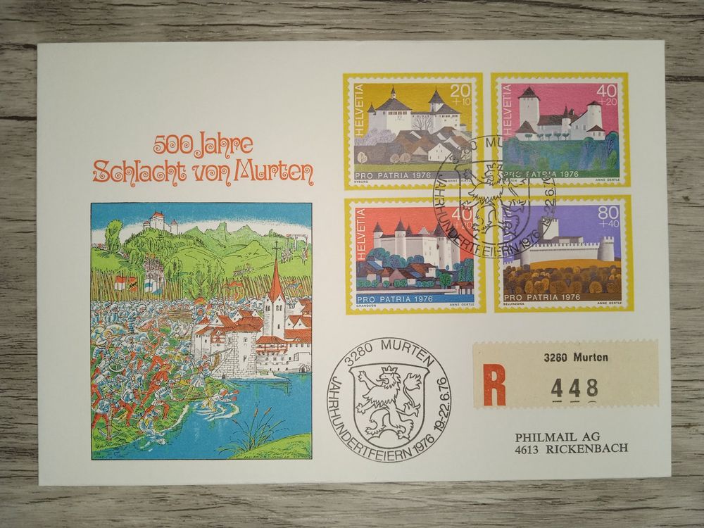 LU Enveloppe Timbre Suisse 1976 Kaufen Auf Ricardo