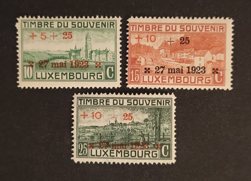 Luxembourg 1923 Satz Ovpt Ungestempelt Kaufen Auf Ricardo