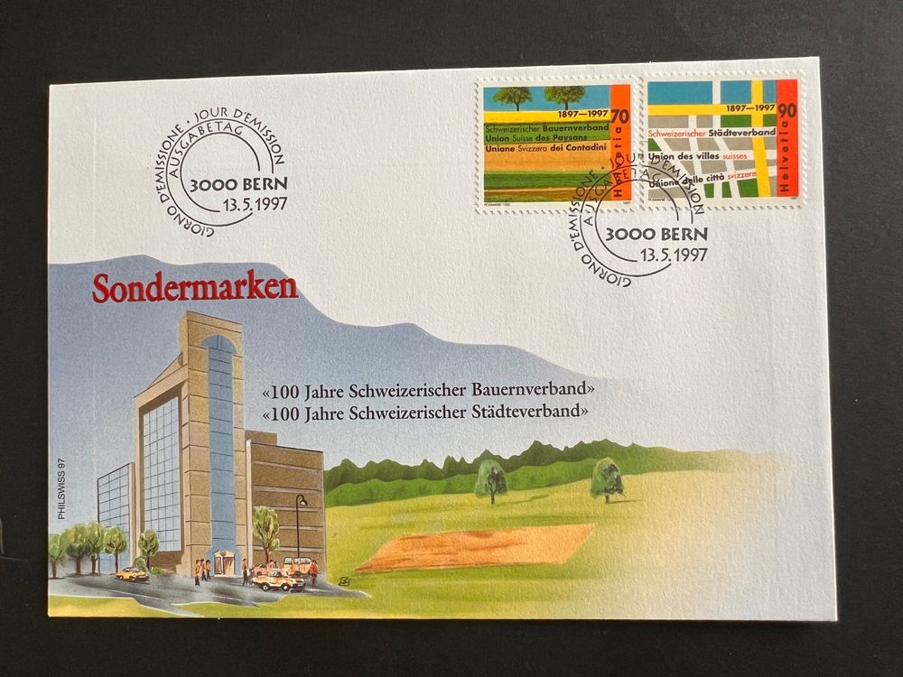 FDC Brief 1997 Sondermarke Philswiss Spezialcouvert P904 Kaufen Auf