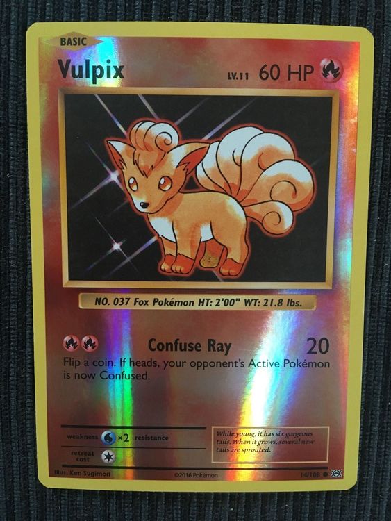 Pokemon Vulpix Reverse Holo XY Evolutions Kaufen Auf Ricardo