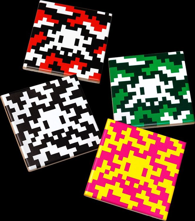 Invader Set Of Camo Space Tiles Kaufen Auf Ricardo