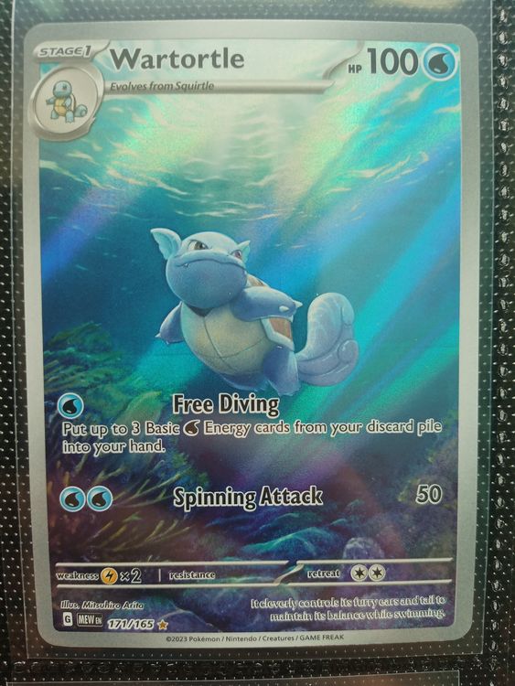 Wartortle Schillok Alternate Art Pokemon 151 Mew Kaufen Auf Ricardo