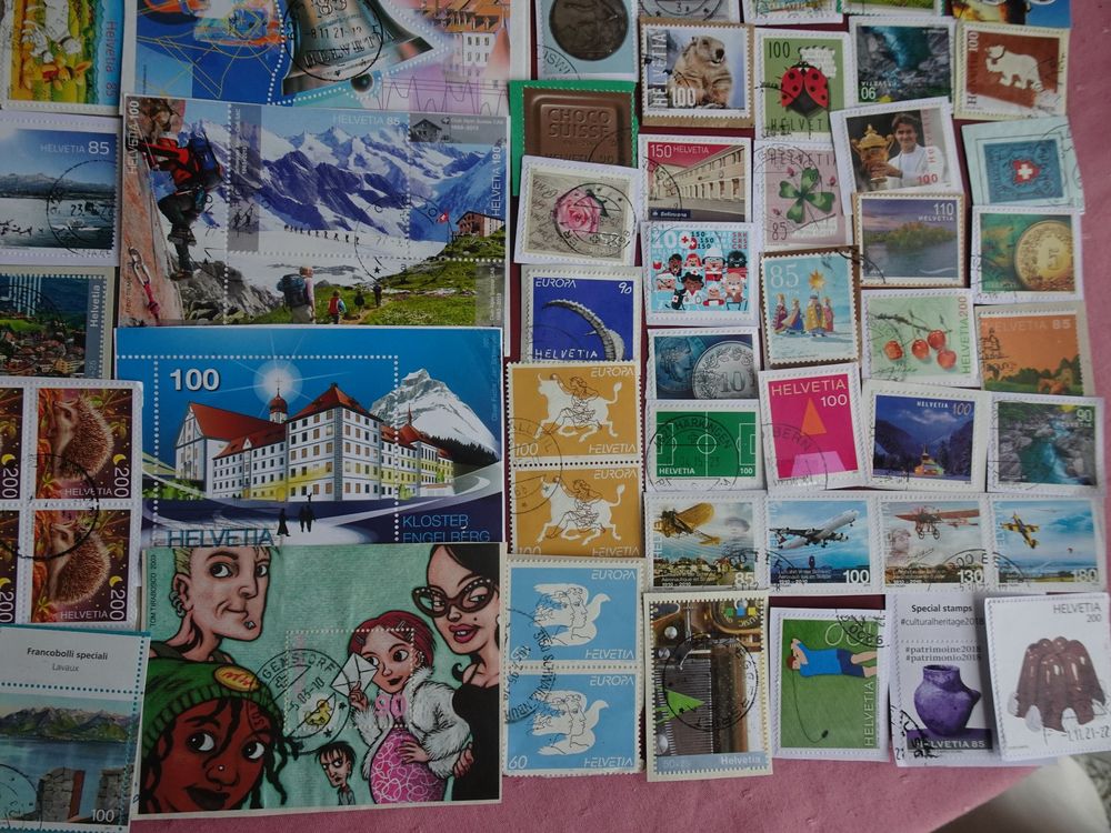 Sch Nes Lot Schweiz Papier Zum Abl Sen Keine Flaggenstempel Kaufen