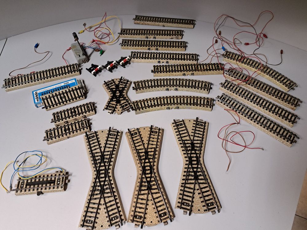 M Rklin Kreuzungen Kontaktgleis Signal F R M Gleis Usw Kaufen Auf