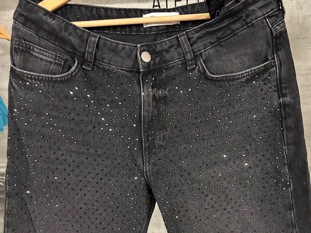 Zara Jeans Mit Glitzer Gr 40 Damen Kaufen Auf Ricardo