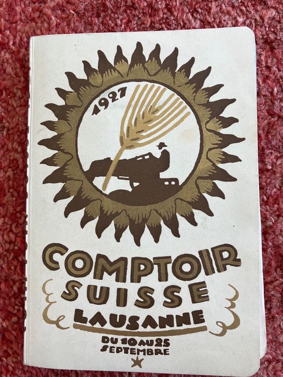 Comptoir Suisse Lausanne 1927 Kaufen Auf Ricardo