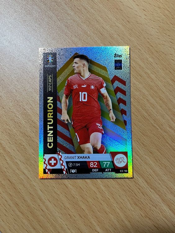 Topps Match Attax Euro Granit Xhaka Kaufen Auf Ricardo