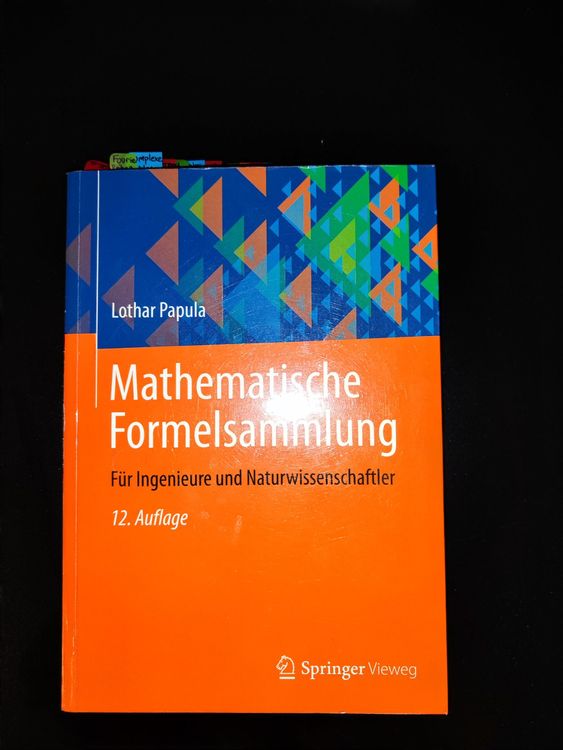 Mathe Formelsammlung für Ingenieure Papula Kaufen auf Ricardo