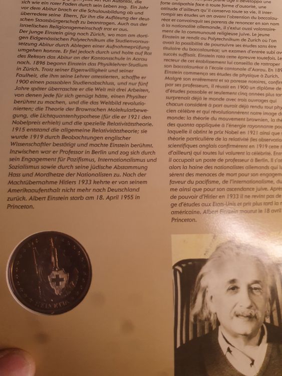 Albert Einstein Mit M Nze Kaufen Auf Ricardo