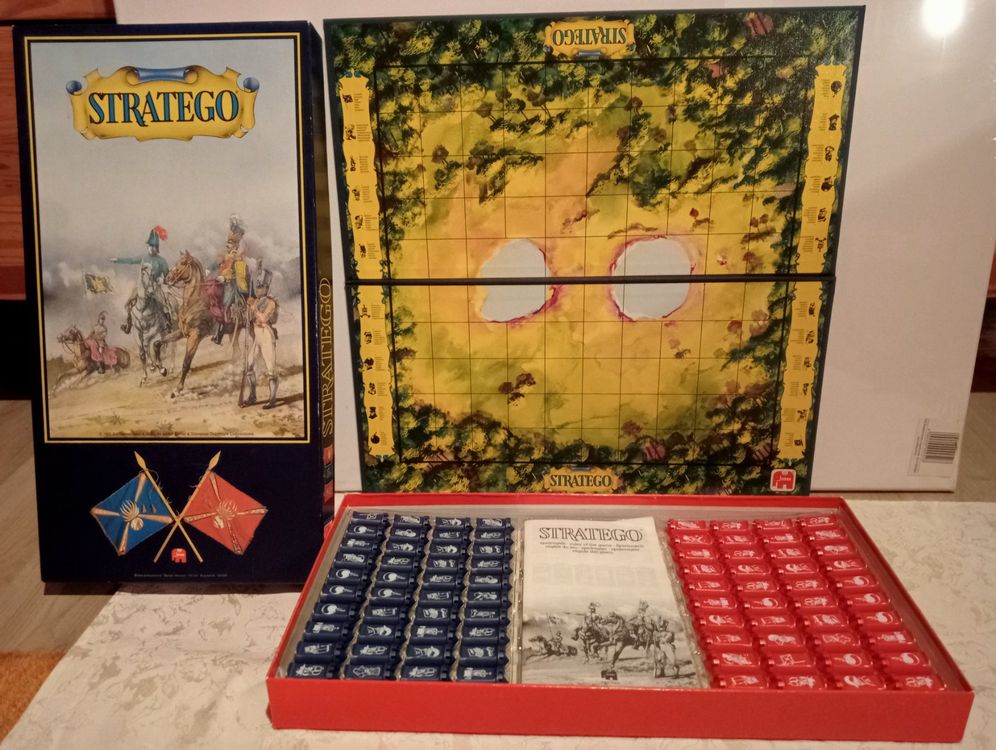 Stratego Brettspiel Neuwertig 1959 Jumbo Komplett Anleitung Kaufen