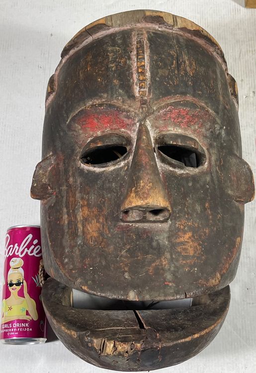 Grosse Afrikanische Holz Ibibio Maske Kaufen Auf Ricardo