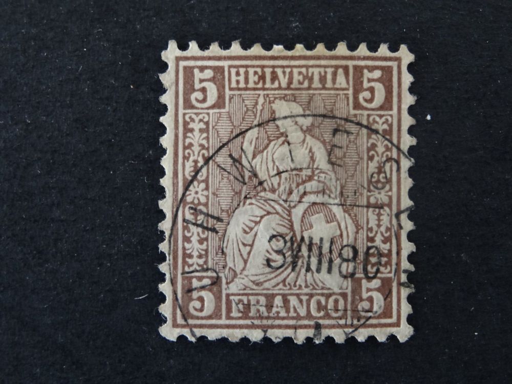 Vollstempel UHWIESEN SBK 30 3 VIII 1880 Kaufen Auf Ricardo