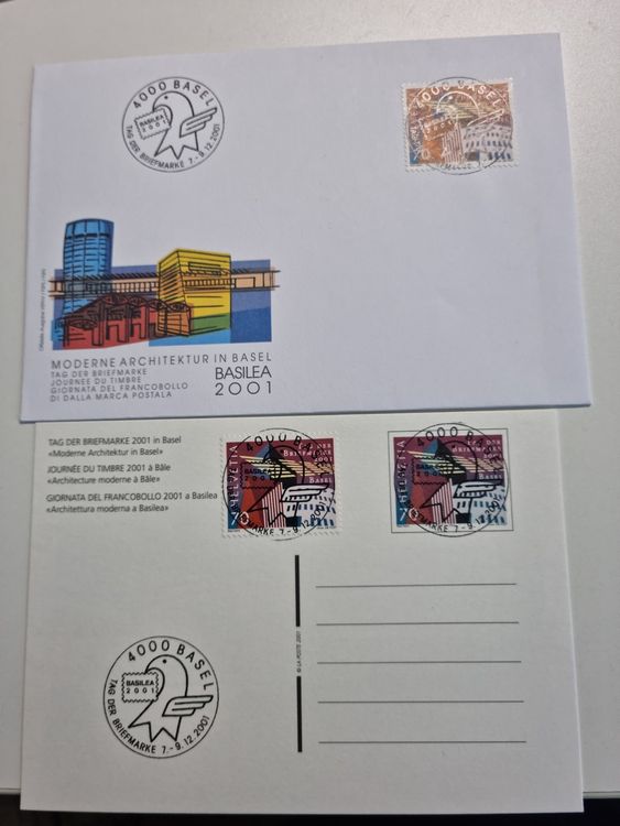 Tag Der Briefmarke Ganzsache Combo Und Brief Vollstempe Kaufen