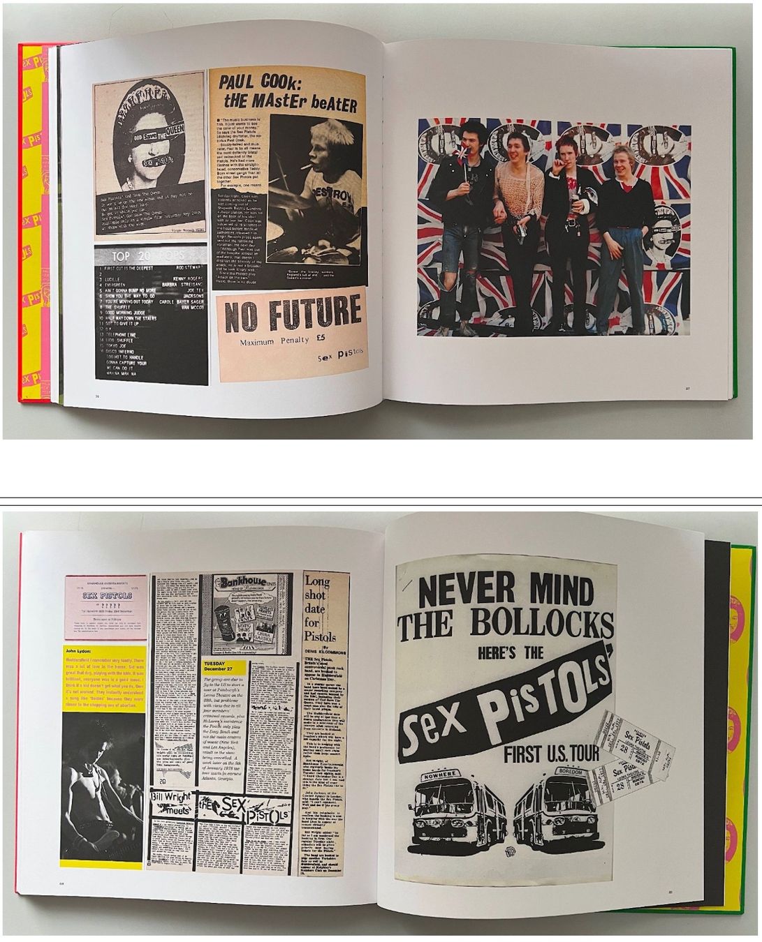 Johnny Rotten Sex Pistols John Lydon Autogramm Diaries 1977 Neu