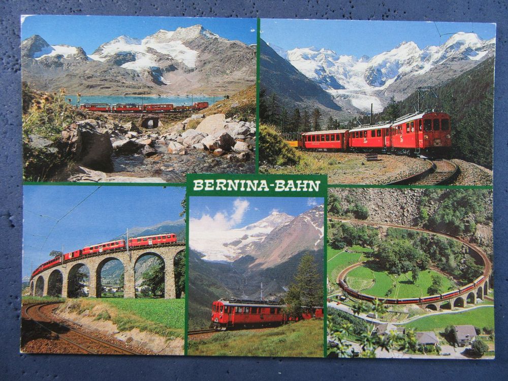 Ak Bernina Bahn Kehte Bei Brusio Alp Gr M War Genadelt Kaufen Auf Ricardo