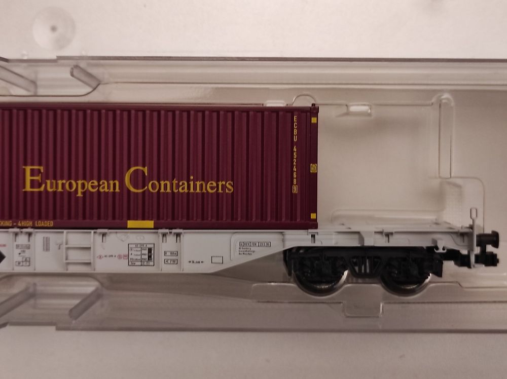 Containertragwagen Mit Ecs Container Der Db Von Fleischmann Kaufen