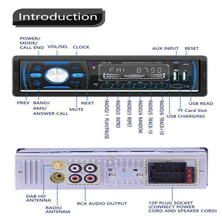 DAB Autoradio 1 DIN Bluetooth RDS USB Kaufen Auf Ricardo