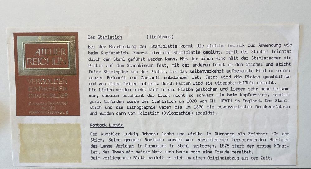 Stich Von Seewen SZ Kaufen Auf Ricardo