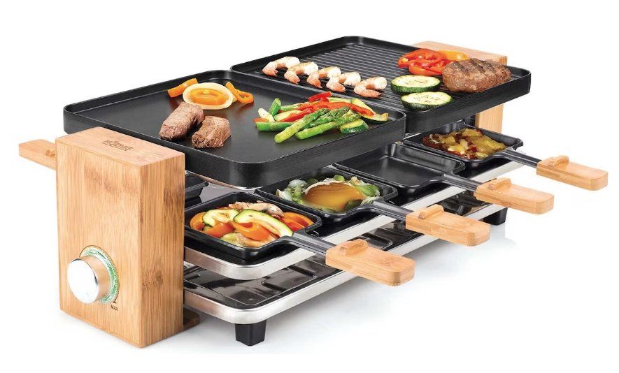 Neu Koenig Raclette Grill Bamboo Er Kaufen Auf Ricardo