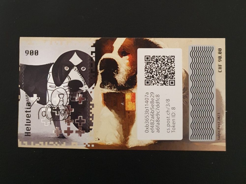 Swiss Crypto Stamp Id Fluffy Mit Et Vollstempel Kaufen Auf Ricardo