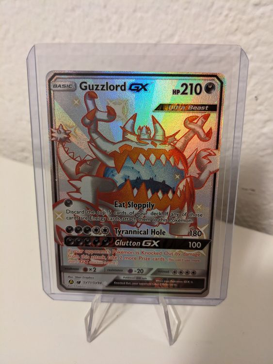 Pokemon Hidden Fates Guzzlord Gx En Kaufen Auf Ricardo