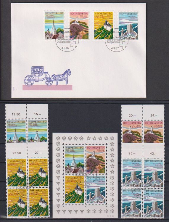 1987 200 Jahre Tourismus FDC V B Kaufen Auf Ricardo