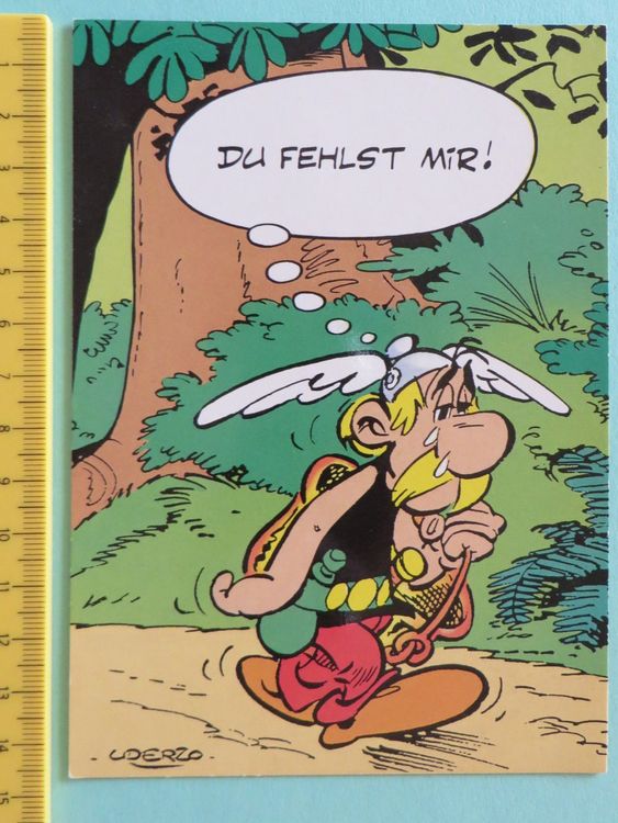 Ak Cpa Uderzo Asterix Du Fehlst Mir Nr Ungel Kaufen Auf