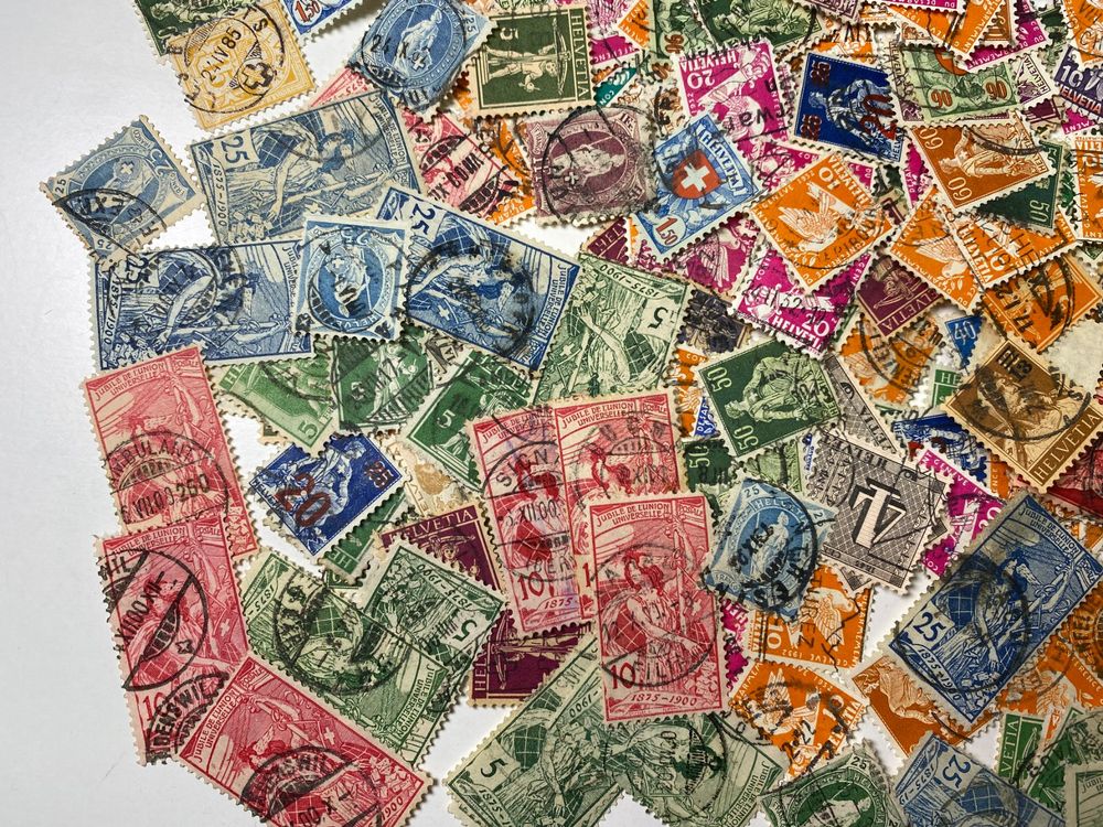 Hübsches Lot alte Schweizer Briefmarken Kaufen auf Ricardo