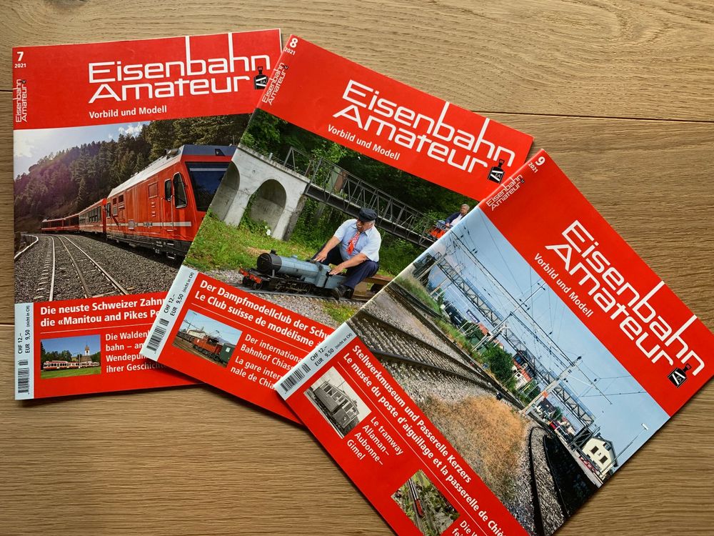 3x Eisenbahn Amateur 2021 Hefte Nr 7 8 9 Kaufen Auf Ricardo