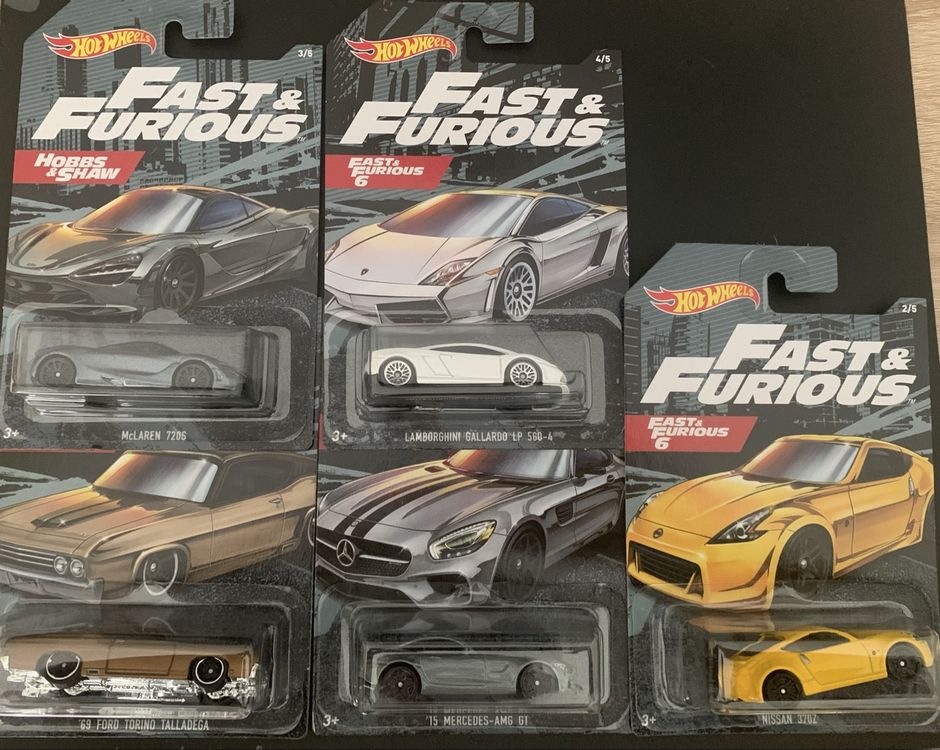 X Hot Wheels Fast Furious Modellautos Komplette Serie Neu Und