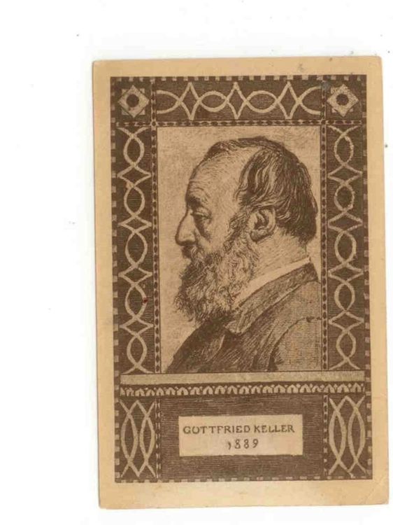 AK Bundesfeier 1919 Gottfried Keller Kaufen Auf Ricardo