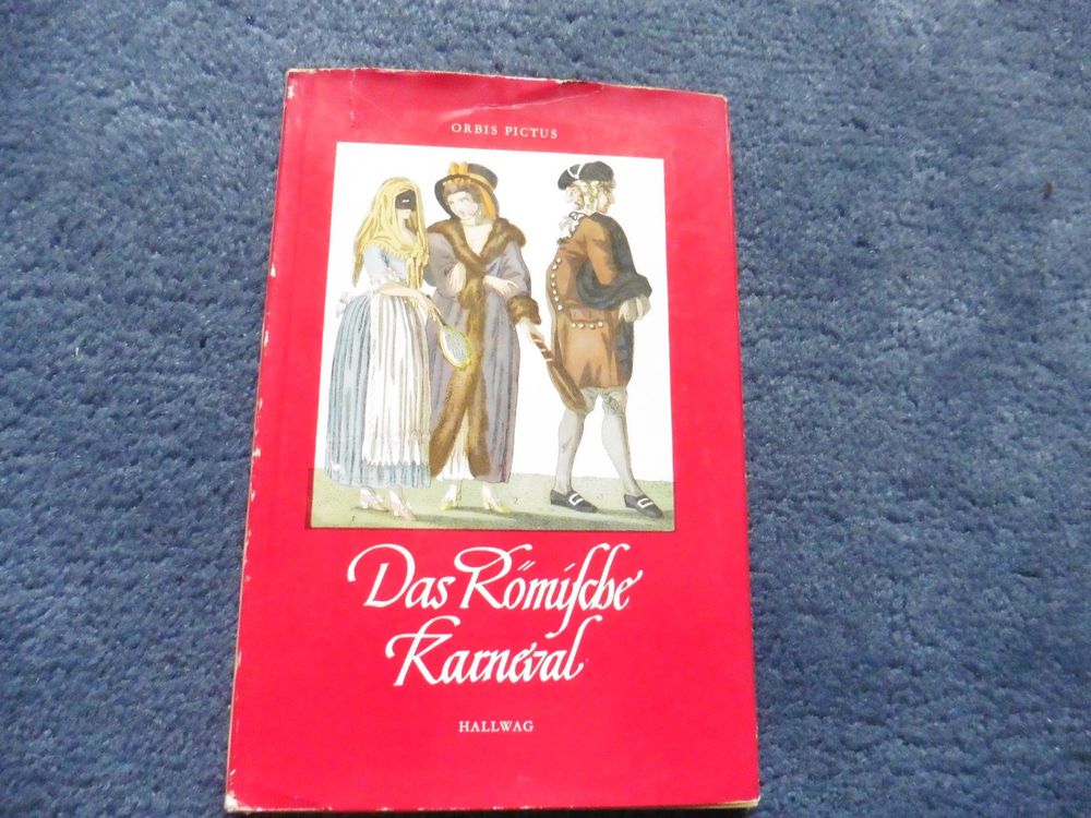 Römische Karneval Goethe 1955 Künstl Masken Konfetti Corso Kaufen