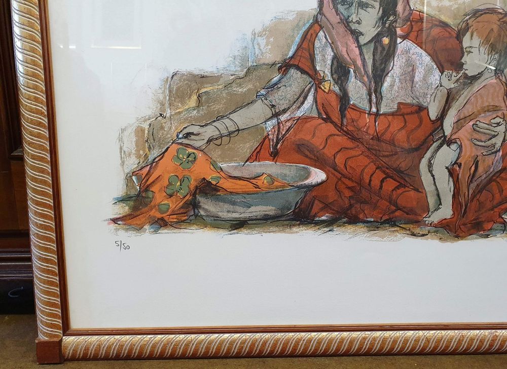 Brigitta ENZ 1948 Handsignierte Grosse Litho Kaufen Auf Ricardo