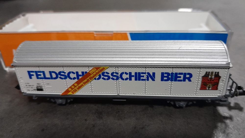 SBB Schiebewandwagen Hbils 750 J Feldschlösschen Bier Roco Acheter