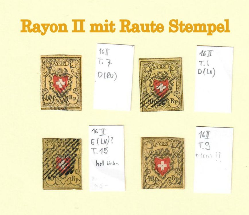 Rayon Ii Marken Mit Raute Stempel Marken Definiert Bestimmt Kaufen